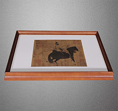 朝阳书画装裱配框服务案例